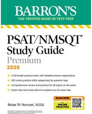 PSAT/NMSQT Study Guide Premium, 2026: 2 Practice Tests + Comprehensive Review+ 200 Online Drills