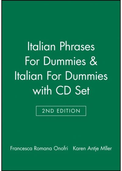 Italian Phrases For Dummies & Italian For Dummies, 2e with CD Set