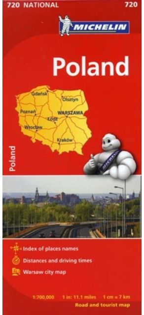 Poland - Michelin National Map 720