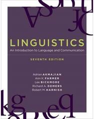 Linguistics: An Introduction to Language and Communication