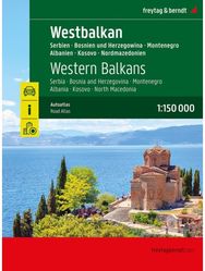 Western Balkans, road atlas 1:150,000