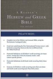 Readers Hebrew and Greek Bible: Second Edition