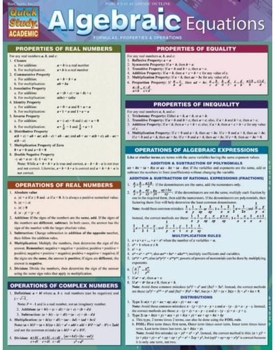 Algebraic Equations