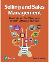 Selling and Sales Management