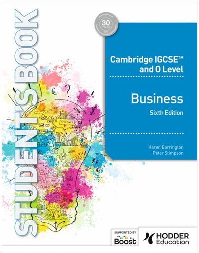 Cambridge IGCSE and O Level Business Studies 5th edition
