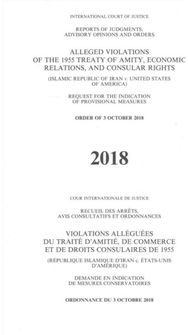 Reports of Judgments, Advisory Opinions and Orders