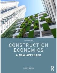 Construction Economics: A New Approach A New Approach