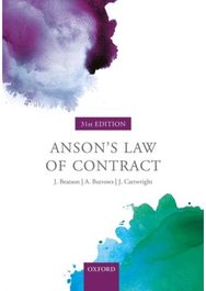 Ansons Law of Contract