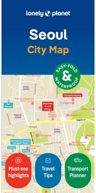 Lonely Planet Seoul City Map: Durable, Waterproof, Easy-Fold Planning Map with Attractions & Walking Tours