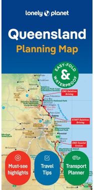 Lonely Planet Queensland Planning Map