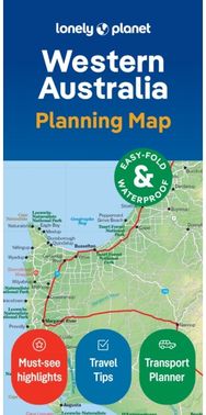 Lonely Planet Western Australia Planning Map