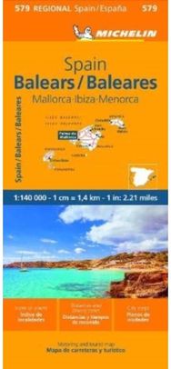 Balears - Michelin Regional Map 579