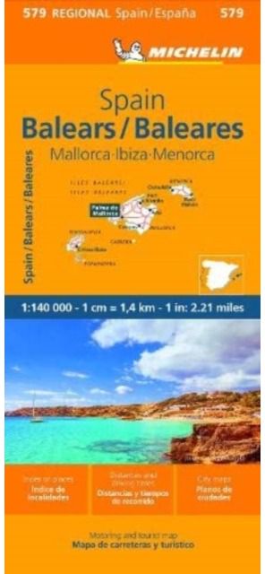 Balears - Michelin Regional Map 579