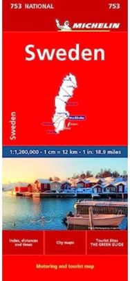 Sweden - Michelin National Map 753
