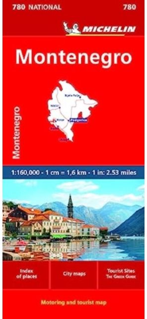 Montenegro - Michelin National Map 780
