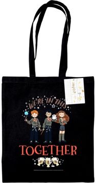 Harry Potter (We Are In This Together) Black Tote Bag