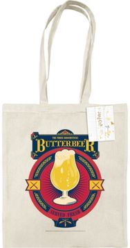 Harry Potter (Butterbeer Cream) Natural Tote Bag