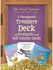 Therapeutic Treasure Deck of Strengths and Self-Esteem Cards