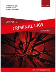 Complete Criminal Law: Text, Cases, and Materials