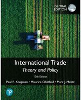 International Trade: Theory and Policy, Global Edition