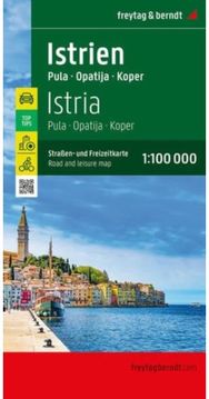 Istria - Pula, Automap 1:100.000, Top 10 Tips Pula - Opatija - Koper