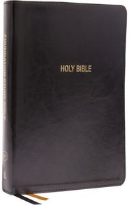 KJV, Foundation Study Bible, Large Print, Leathersoft, Black, Red Letter, Comfort Print: Holy Bible, King James Version James Version