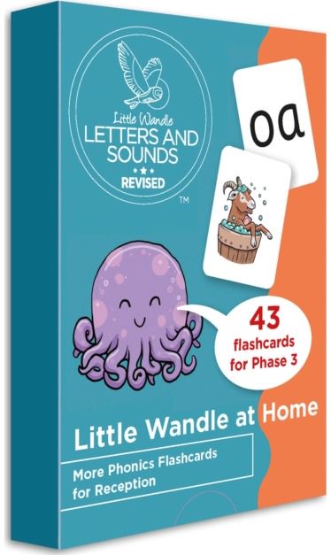 Little Wandle at Home More Phonics Flashcards for Reception