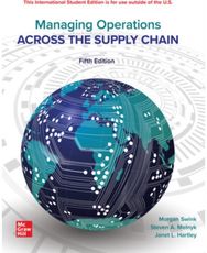 Managing Operations Across The Supply Chain ISE