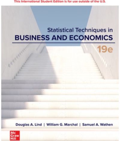 Statistical Techniques in Business and Economics ISE