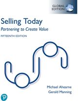 Selling Today: Partnering to Create Value, Global Edition
