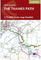 Thames Path Map 1:25,000 OS Route