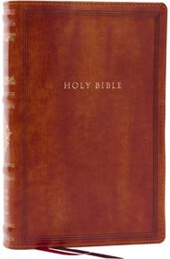RSV Personal Size Bible with Cross References, Brown Leathersoft, (Sovereign Collection)