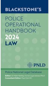 Blackstones Police Operational Handbook 2024