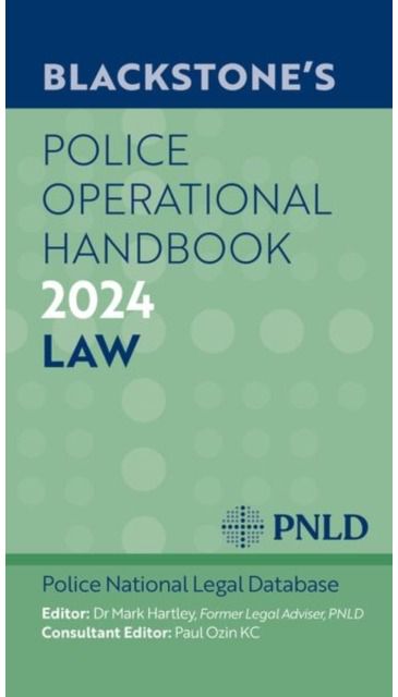 Blackstones Police Operational Handbook 2024