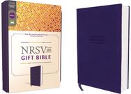 NRSVue, Gift Bible, Leathersoft, Blue, Comfort Print