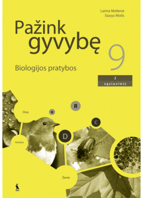 Laima Molienė, Stasys Molis - Pažink gyvybę. Biologijos pratybos 9 klasei, 2-asis sąsiuvinis - 000000000003133673