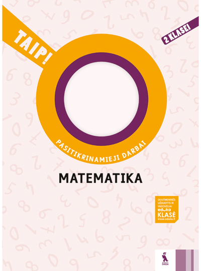 Andželika Padarauskienė, Rita Rimšelienė, Ada Kavaliauskienė - Matematika. Pasitikrinamieji darbai 2 klasei. Serija TAIP! - 000000000003136316