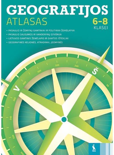 Regina Krušinskienė, Gražina Varanavičienė - Geografijos atlasas 6-8 klasei - 000000000003136424