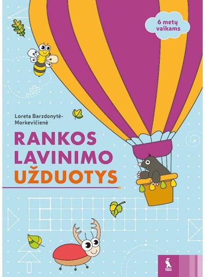 Loreta Barzdonytė-Morkevičienė - Rankos lavinimo užduotys 6 metų vaikams - 000000000003136435