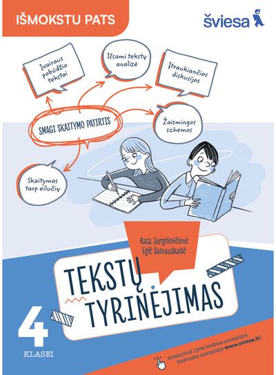 Eglė Sasnauskaitė, Rasa Jurgelevičienė - Lietuvių kalbos tekstų tyrinėjimas 4 klasei - 000000000003136660