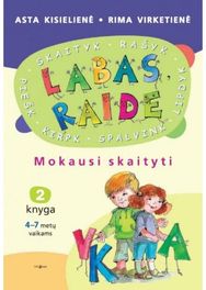 Labas raide. Mokausi skaityti. 2 knyga