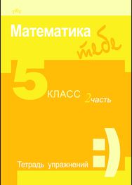 Matematika Tau 5 kl. pratybų sąsiuvinis 2 dalis (rusų k)