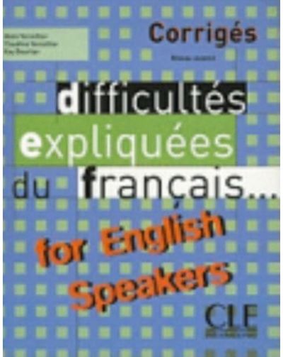 Difficultes expliquees for english speakers corriges