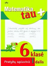 Autorių kolektyvas - Matematika Tau + 6 klasei. Pratybų sąsiuvinys 1 dalis - 000000000004142130