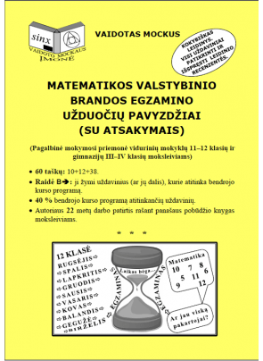 Vaidotas Mockus - Matematikos valstybinio brandos egzamino užduočių pavyzdžiai (su atsakymais) - 000000000004142344