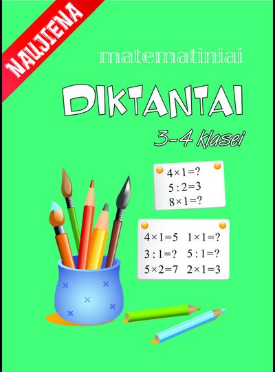 Daiva Žalienė - Matematiniai diktantai 3-4 klasei - 000000000004142900