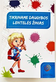 Tikriname daugynos lentelės žinias