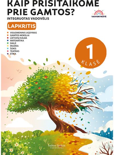 Kaip prisitaikome prie gamtos? Lapkritis. Vadovėlis. Vaivorykštė 1 kl.