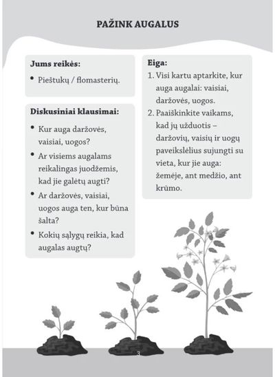 Augalai: (ne)paprasti STEAM atradimai: užduočių knyga