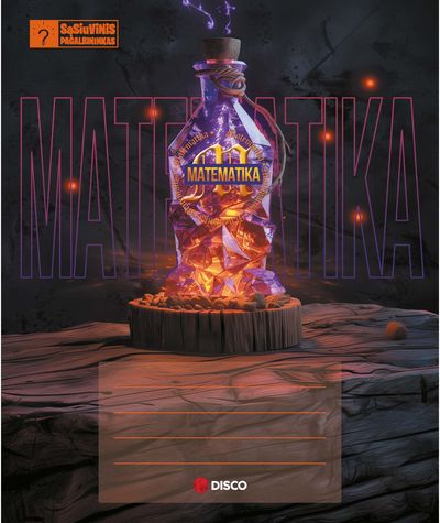 Sąsiuvinis pagalbininkas DISCO Matematika, A5, 32 l., langeliais